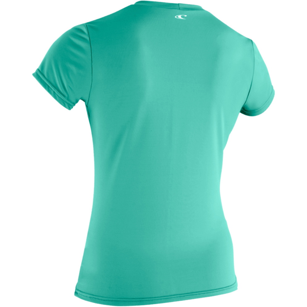 2026 O'Neill Womens Basic Skins Short Sleeve Sun Shirt 5716 - Holiday